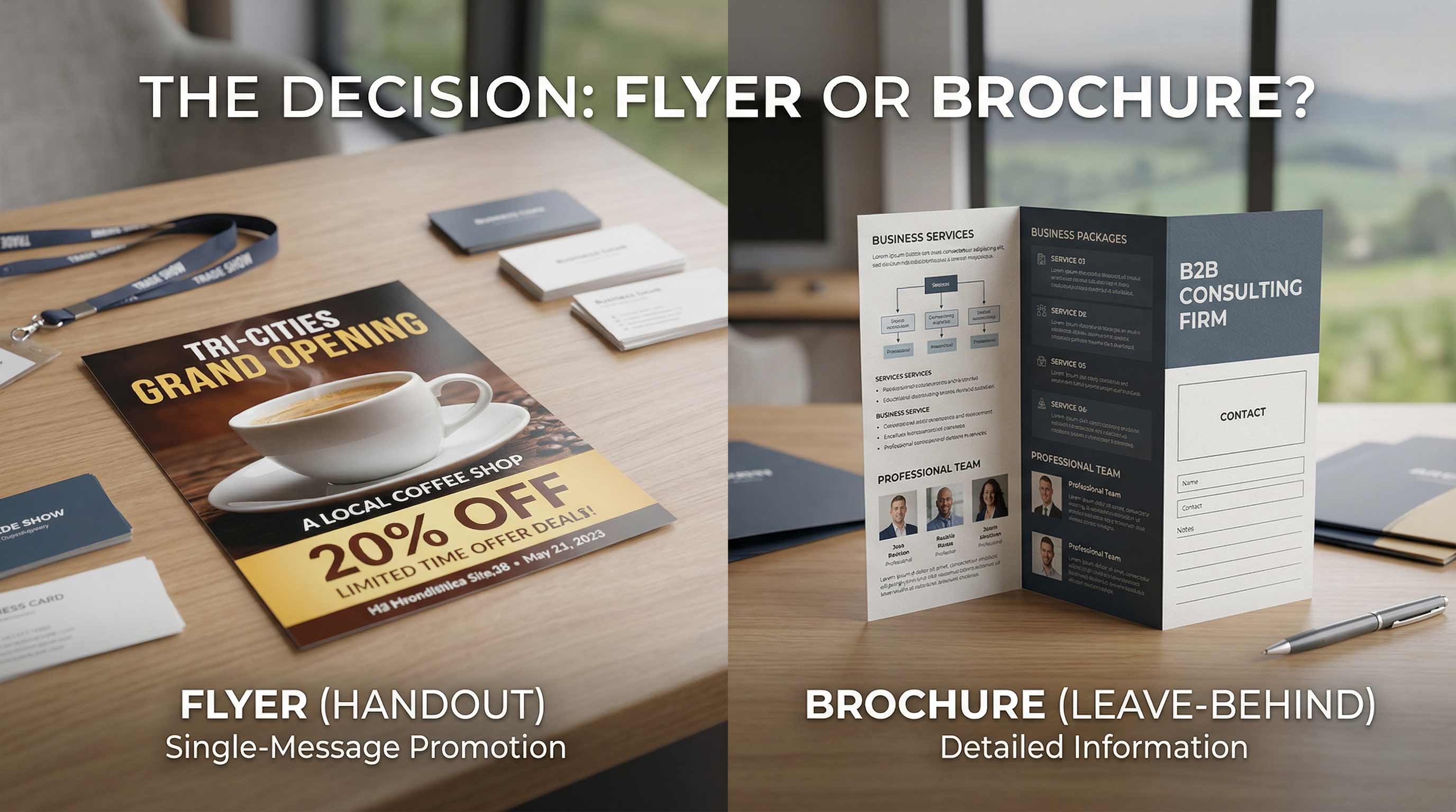 Printing Brochures and Flyers That Actually Convert in BC